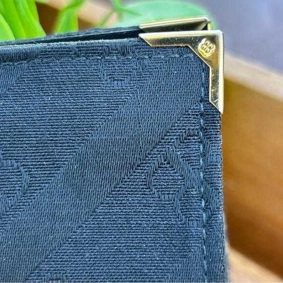 Vintage Balenciaga Paris Black Pouch Make up Bag Cosmetic Case - Picture 7 of 11